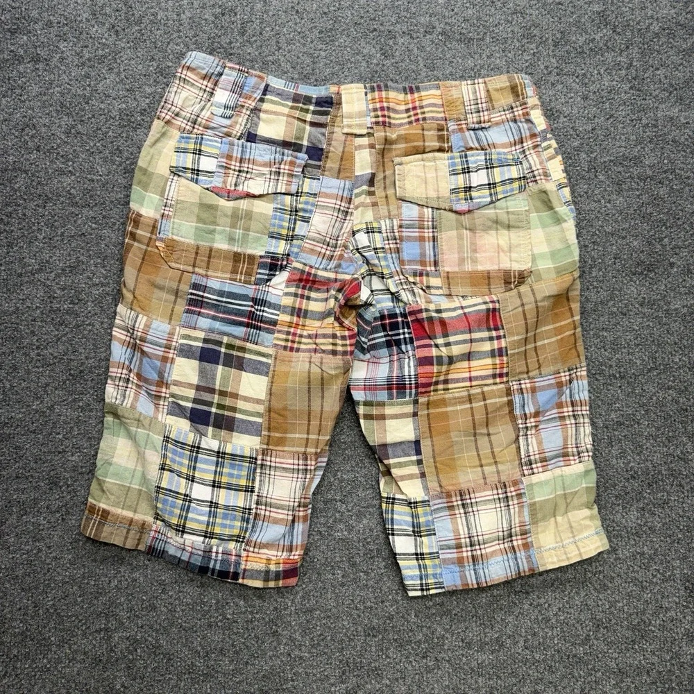 No Boundaries Women's Capri Shorts Plaid Y2K Vintage Size Juniors 7 - Picture 6 of 7
